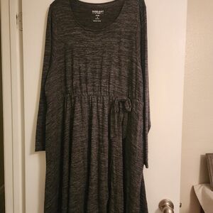 Super Soft Women's Long Sleeve Dress - Black